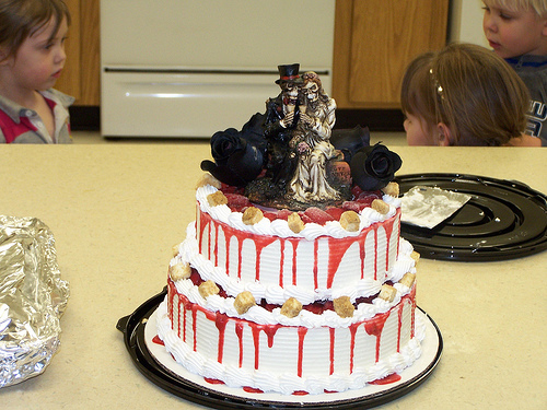 Friday 13th Wedding Cake Friday 13th Wedding Cake