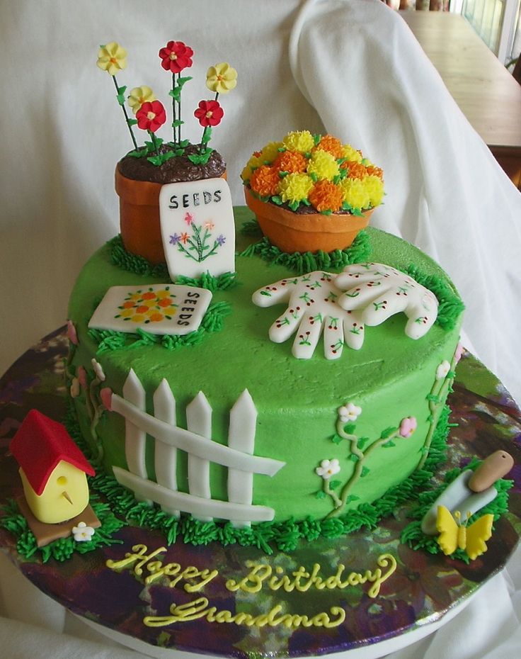 Garden Birthday Cake Ideas Garden Birthday Cake Ideas