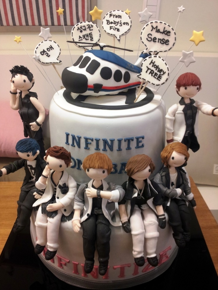 10 Kpop Awesome Cakes Photo Kpop Birthday Cake Kpop Cake