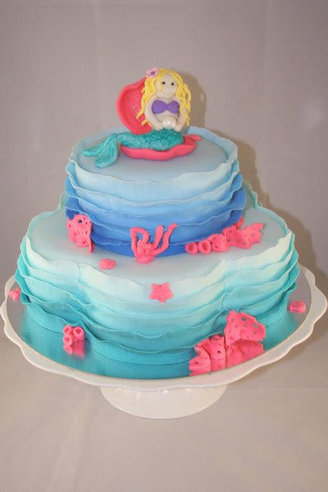 9 Photos of Ombre Mermaid Sheet Cakes 9 Photos of Ombre Mermaid Sheet Cakes
