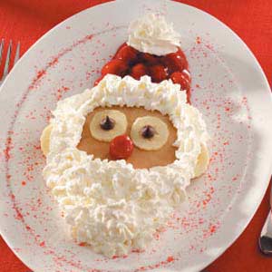 Santa Christmas Morning Breakfast Pancakes Santa Christmas Morning Breakfast Pancakes