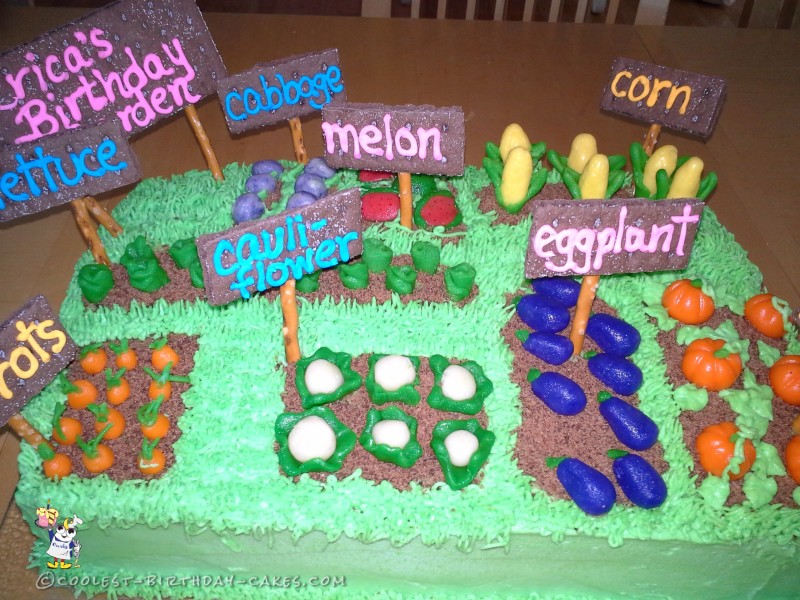 Vegetable Garden Birthday Cake Ideas Vegetable Garden Birthday Cake Ideas