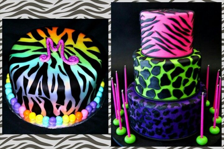 Animal Print Birthday Cakes for Teen Girls Animal Print Birthday Cakes for Teen Girls