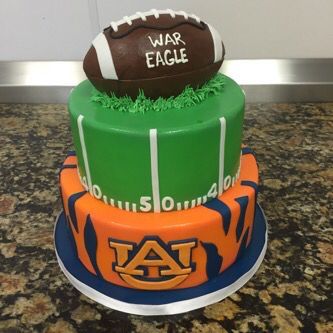 Auburn Birthday Cake