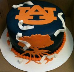 Auburn Football Birthday Cake
