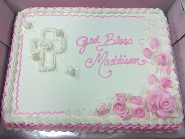Baby Girl Baptism Sheet Cake Ideas Baby Girl Baptism Sheet Cake Ideas