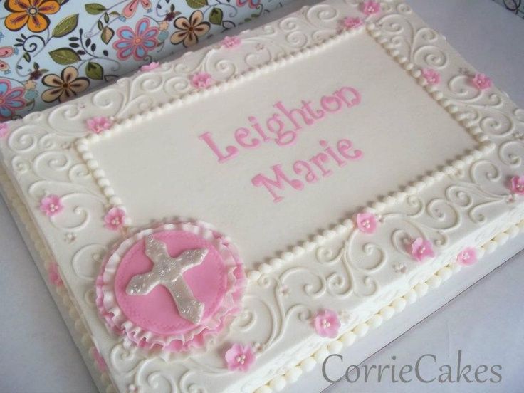 10 Photos of Christening Sheet Cakes For Girls 10 Photos of Christening Sheet Cakes For Girls