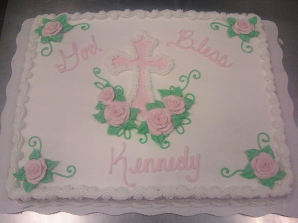 Baptism Sheet Cakes Baptism Sheet Cakes