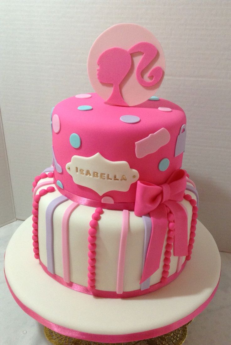 Barbie Birthday Party Cake Barbie Birthday Party Cake