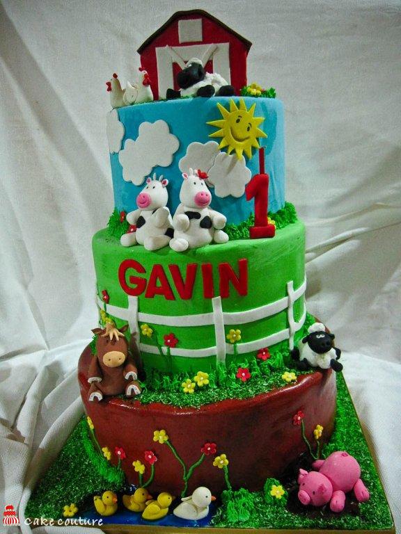 Barnyard Birthday Cake Barnyard Birthday Cake