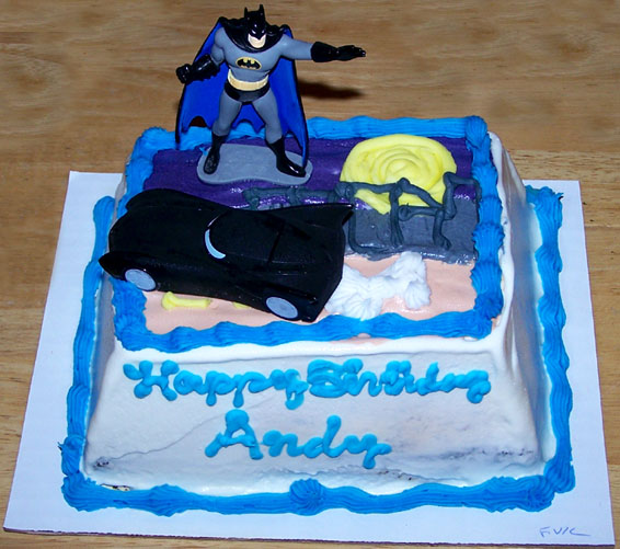 Batman Birthday Cake