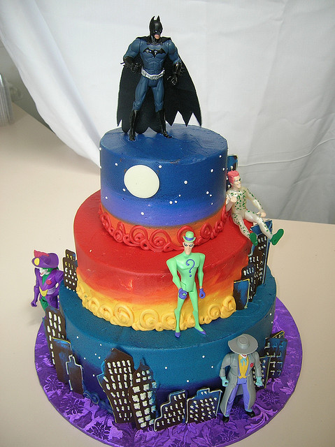 Batman Gotham City Birthday Cake