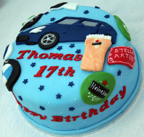 Boys 17th Birthday Cake Boys 17th Birthday Cake