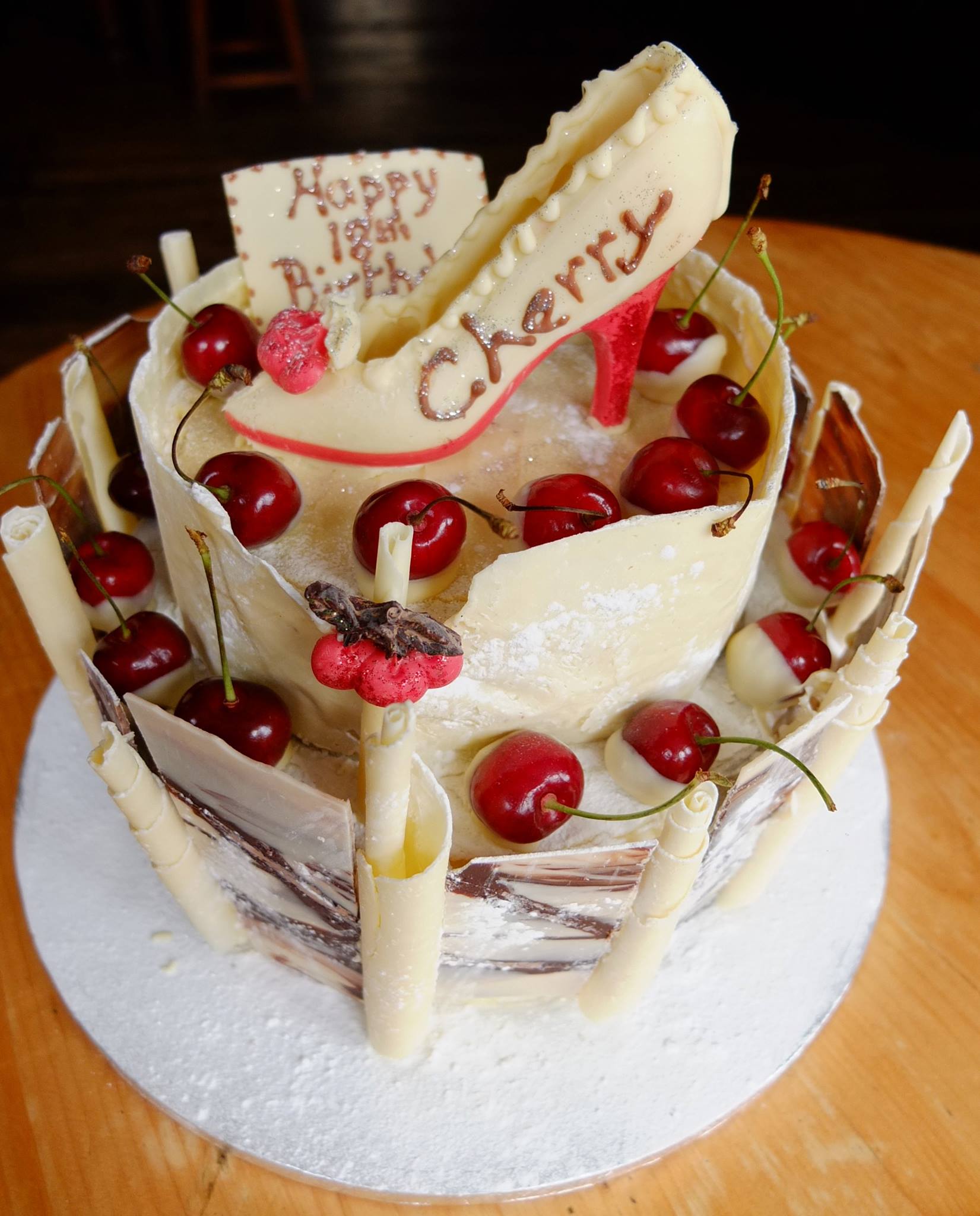 Cherry Chocolate Birthday Cake Cherry Chocolate Birthday Cake