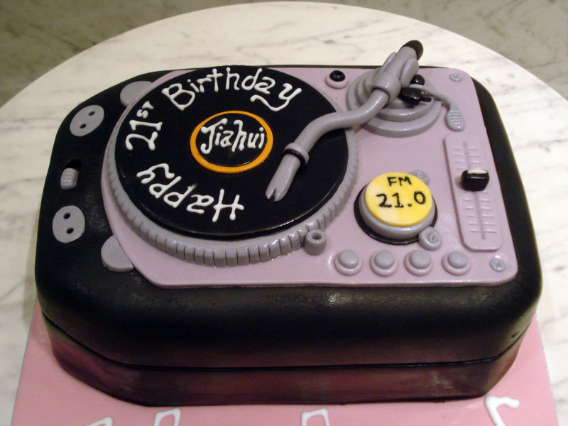 DJ Birthday Cake DJ Birthday Cake