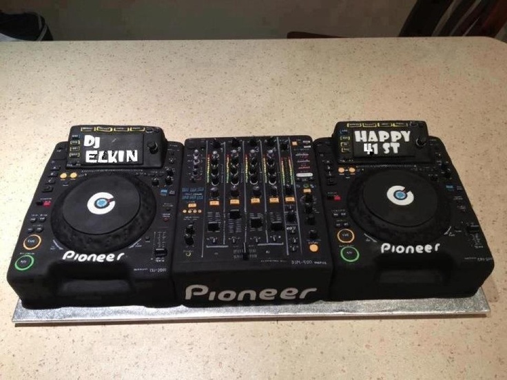 DJ Birthday Cake DJ Birthday Cake