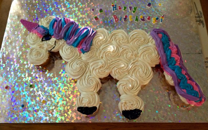 Easy Unicorn Cupcake Cake