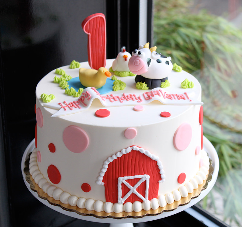 Farm Animals Birthday Cake Farm Animals Birthday Cake