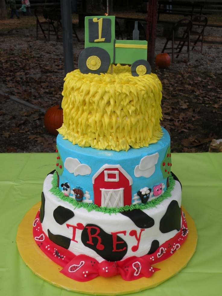 Farm Birthday Cake Ideas Farm Birthday Cake Ideas
