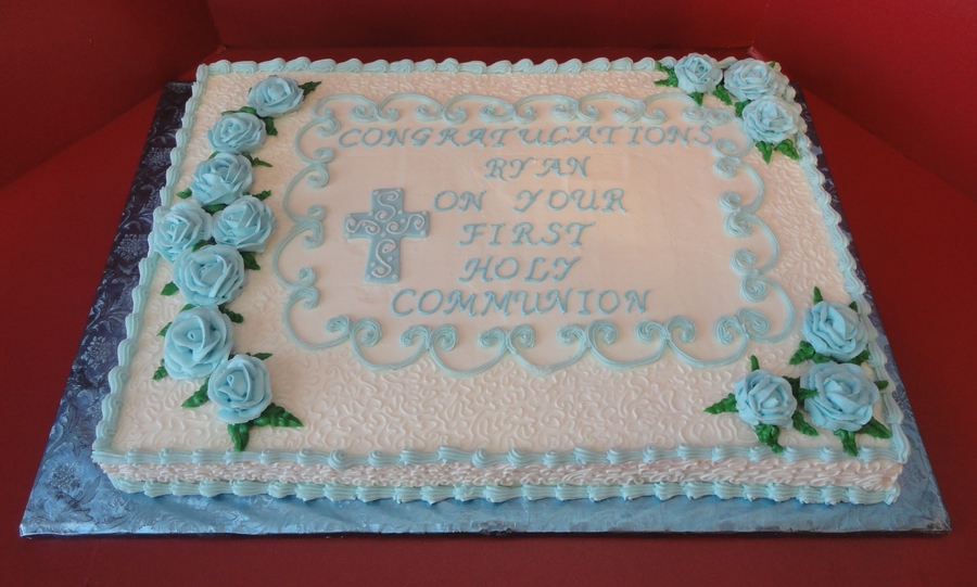 First Communion Sheet Cakes First Communion Sheet Cakes