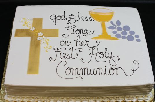 First Holy Communion Sheet Cake First Holy Communion Sheet Cake