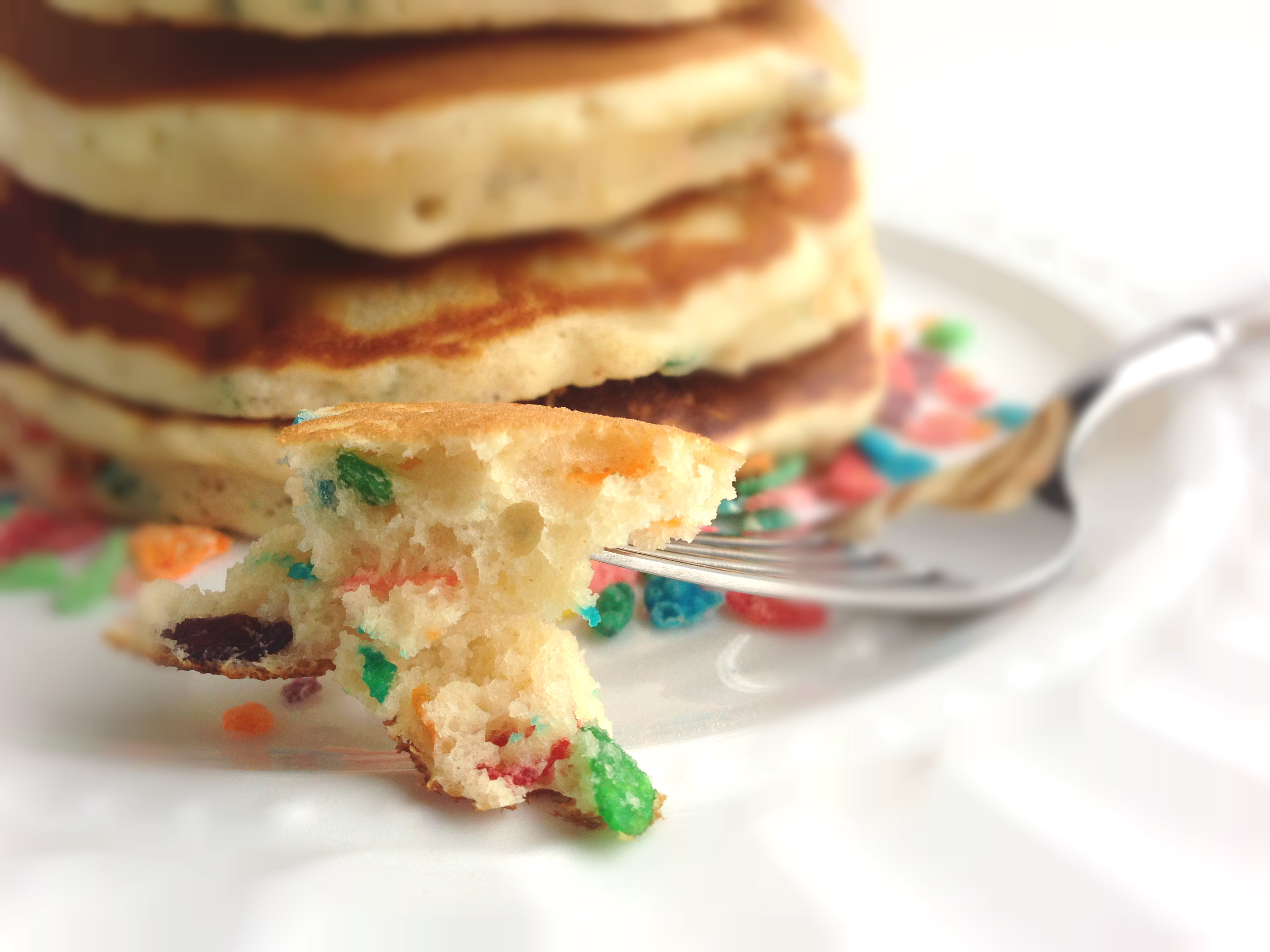 Fruity Pebble Pancake Fruity Pebble Pancake