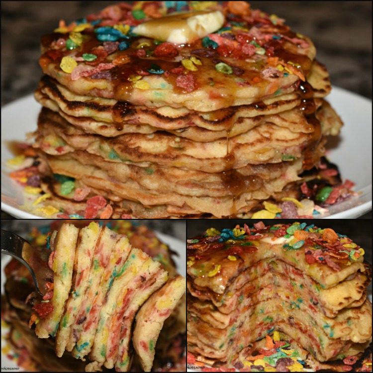 Fruity Pebble Pancake Fruity Pebble Pancake