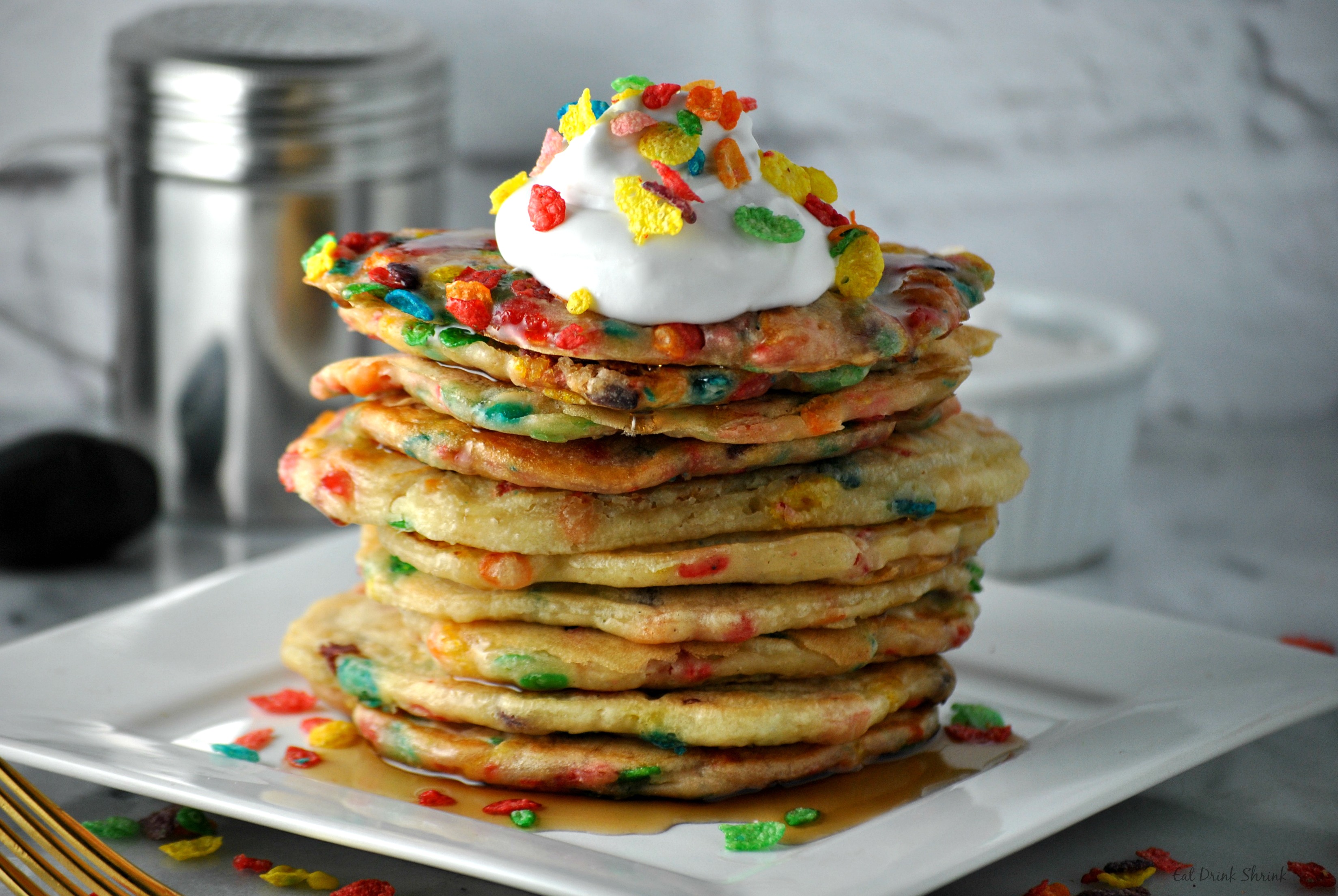 Fruity Pebble Pancake Fruity Pebble Pancake