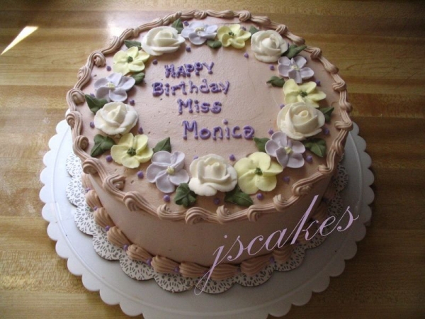 Happy Birthday Monica Cake Happy Birthday Monica Cake