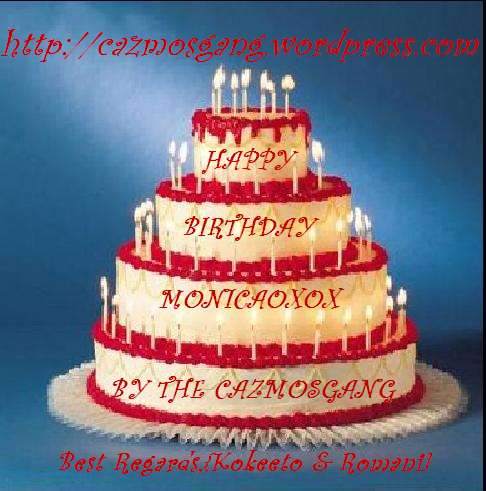 Happy Birthday Monica Cake Happy Birthday Monica Cake