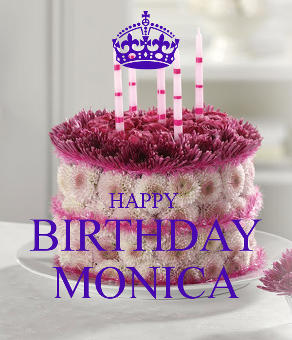 9 Photos of Birthday Cakes That Say Happy Birthday Monica