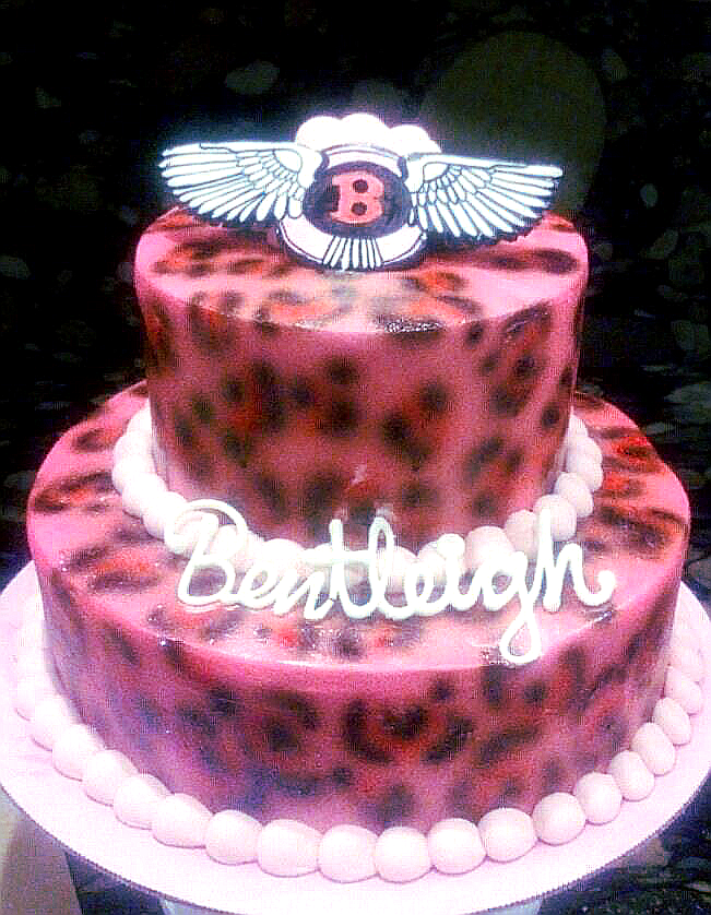 Pink Leopard Print Cake Pink Leopard Print Cake