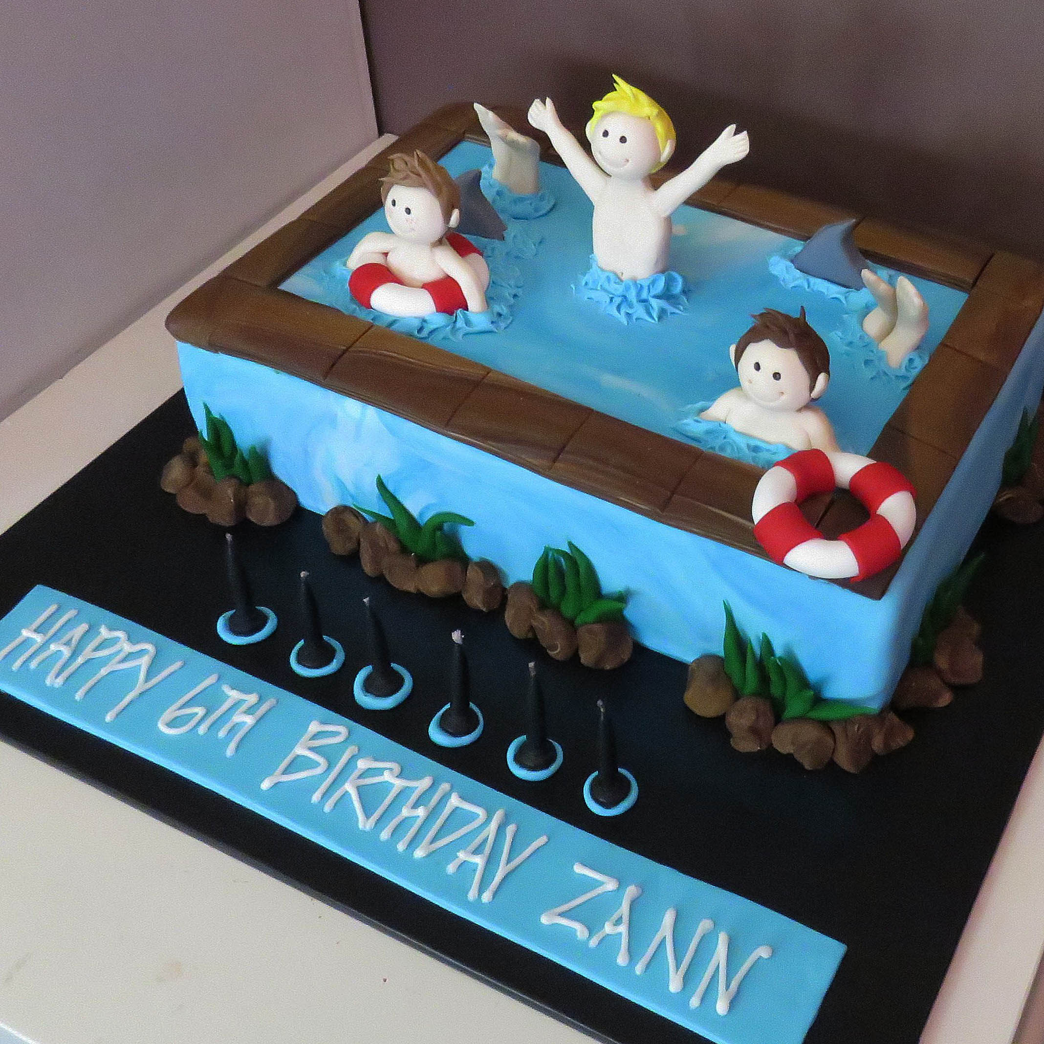 Pool Party Themed Cakes