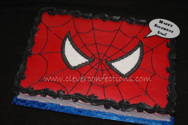 Spider-Man Sheet Cake Spider-Man Sheet Cake