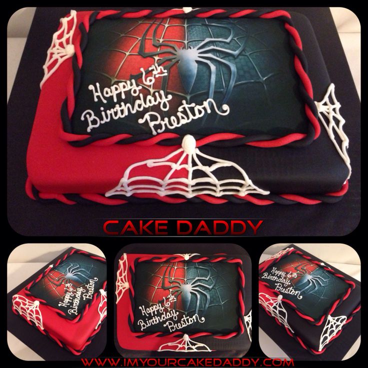 Spider-Man Sheet Cake Spider-Man Sheet Cake