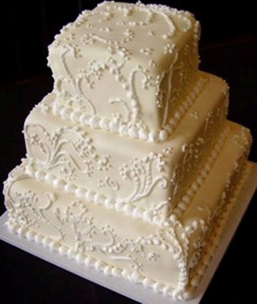 Square Wedding Cake Square Wedding Cake