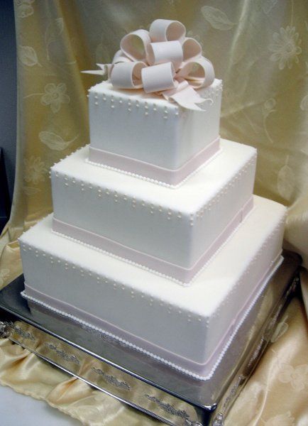 Square Wedding Cake Square Wedding Cake