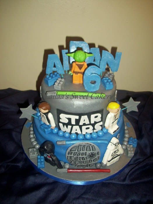 Star Wars Birthday Cake Star Wars Birthday Cake
