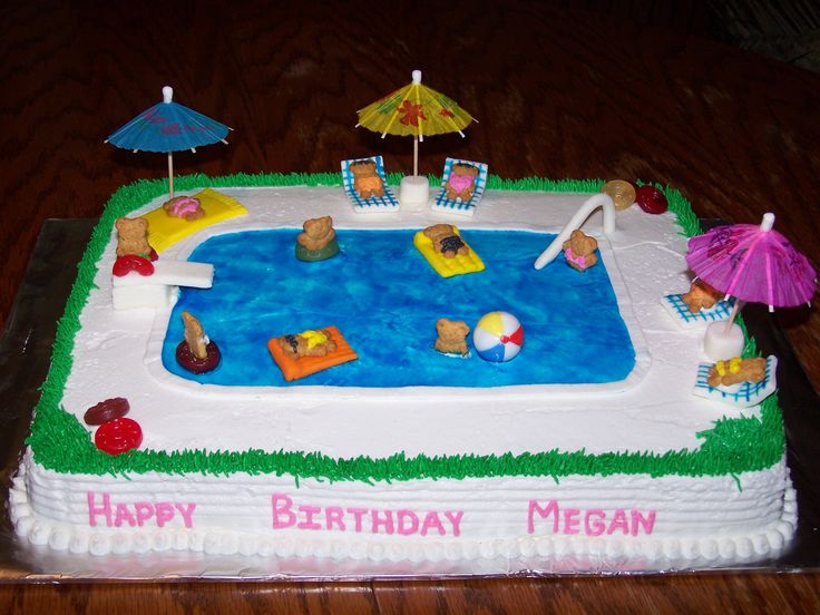 Swimming Pool Cake