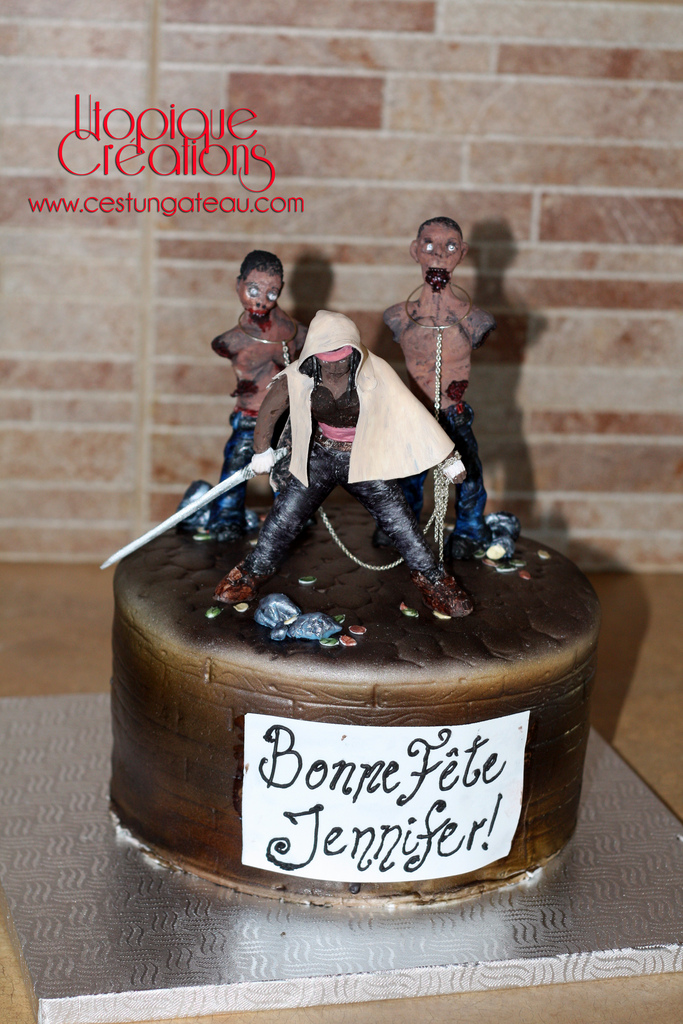 Walking Dead Birthday Cake