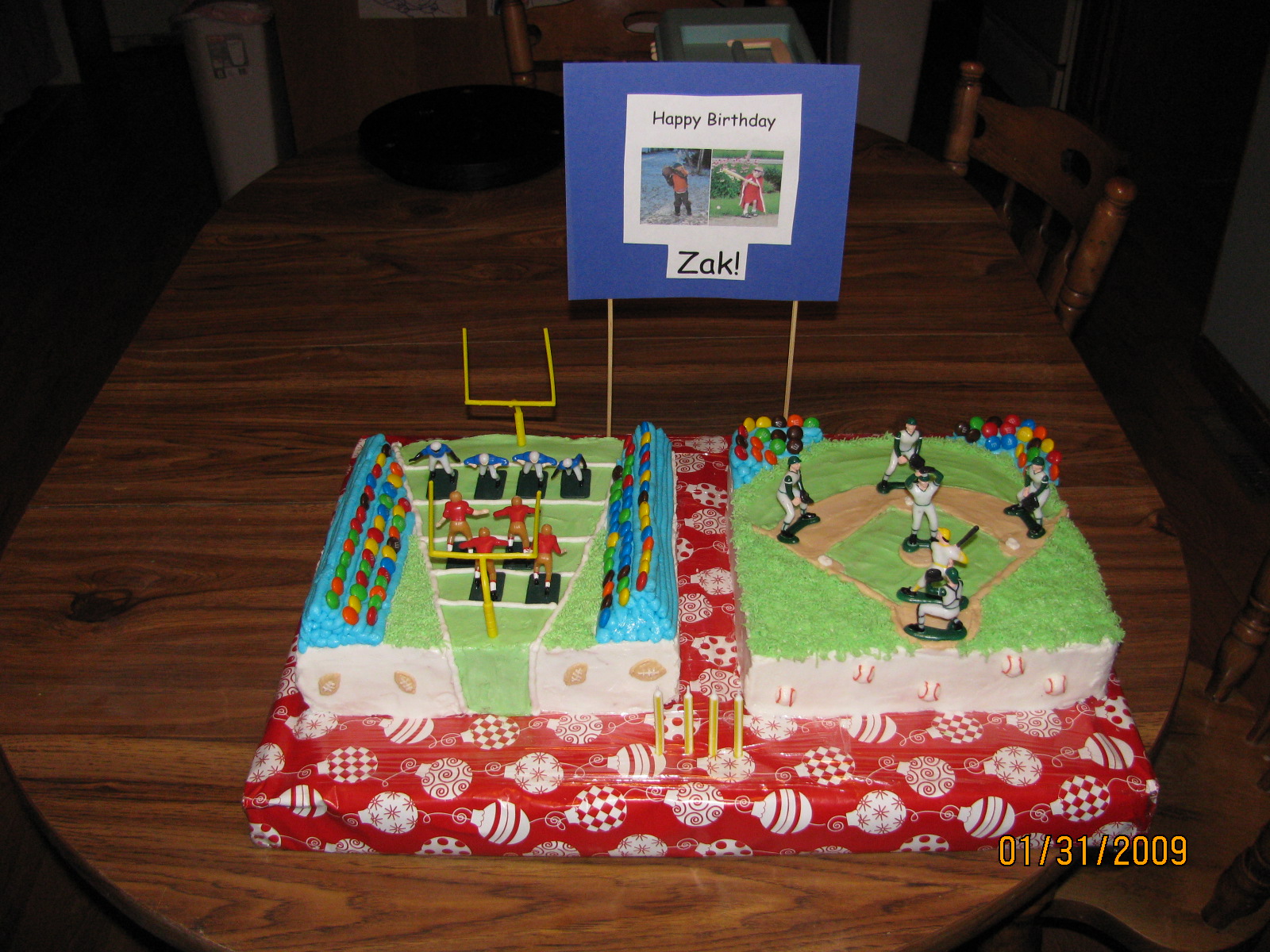 11 baseball field cakes