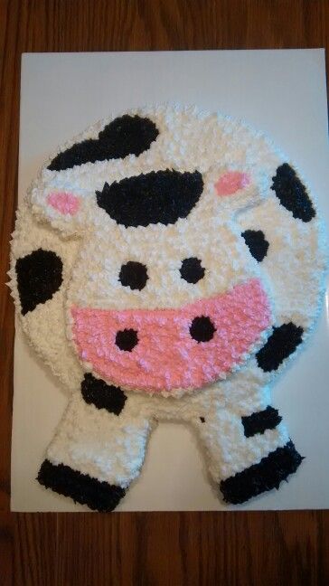 Cow Birthday Sheet Cake Cow Birthday Sheet Cake