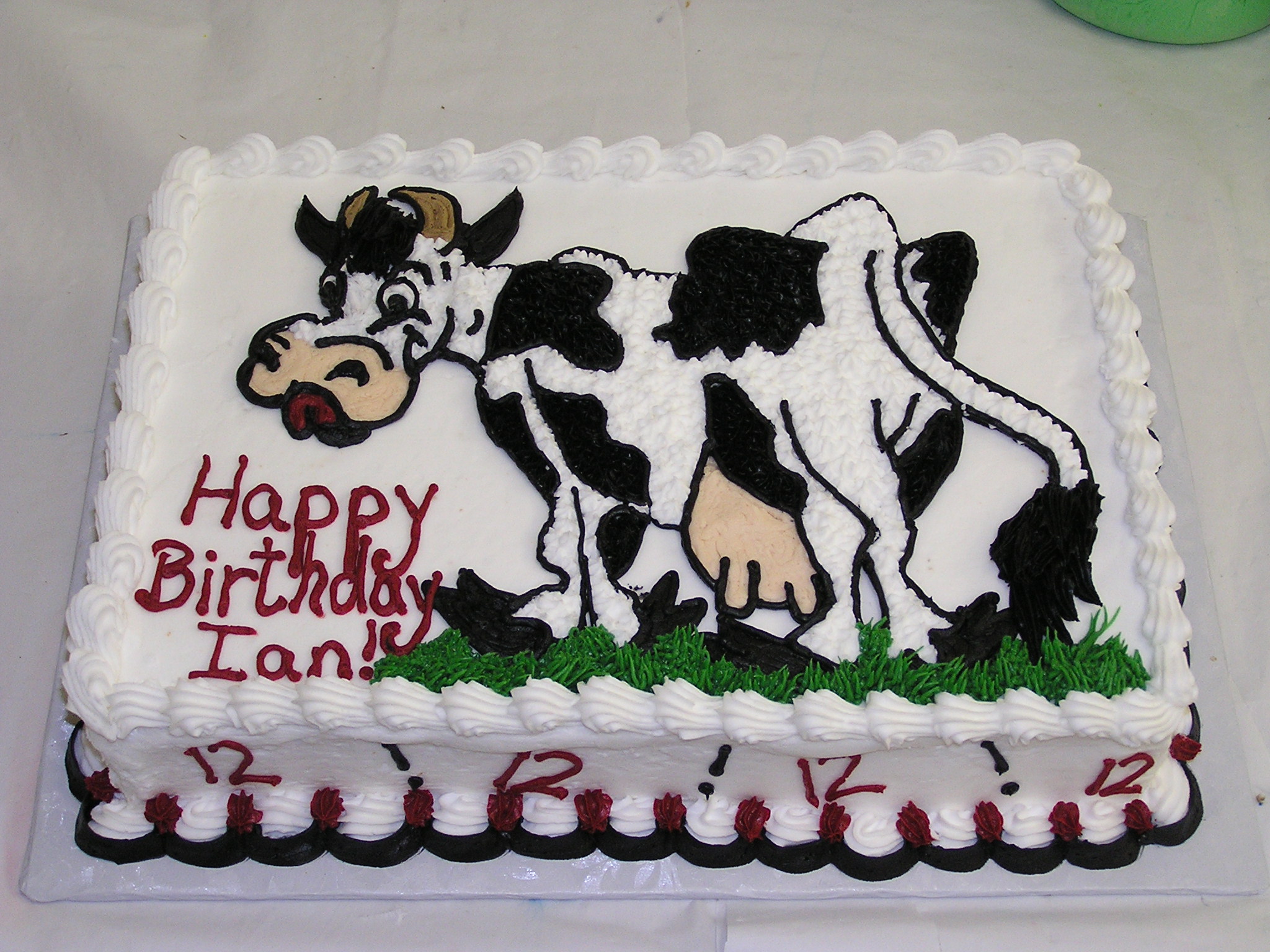 Happy Birthday Cow Cake Happy Birthday Cow Cake