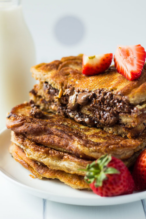 Nutella Stuffed Pancakes Nutella Stuffed Pancakes