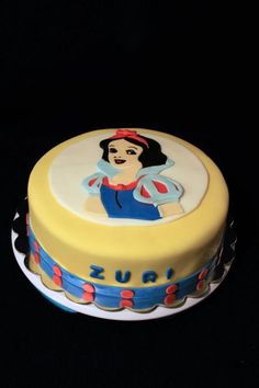 Snow White Birthday Sheet Cake Snow White Birthday Sheet Cake