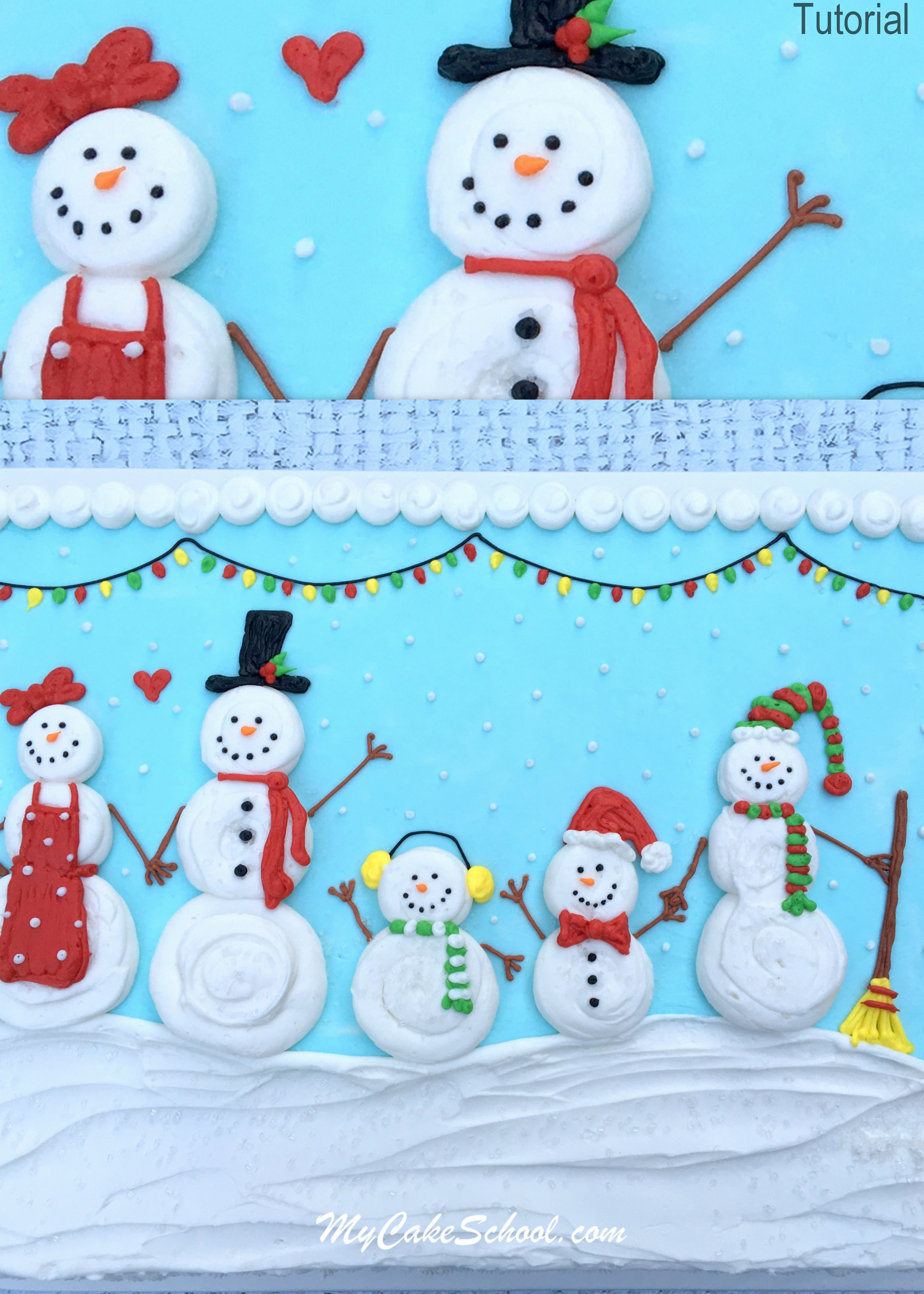Snowman Sheet Cake Decorating Snowman Sheet Cake Decorating
