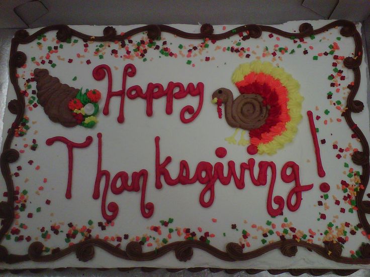 Thanksgiving Sheet Cake Designs Thanksgiving Sheet Cake Designs