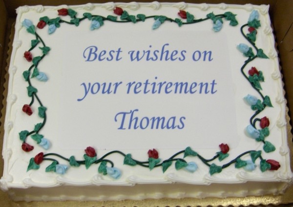 Walmart Bakery Retirement Cakes Walmart Bakery Retirement Cakes