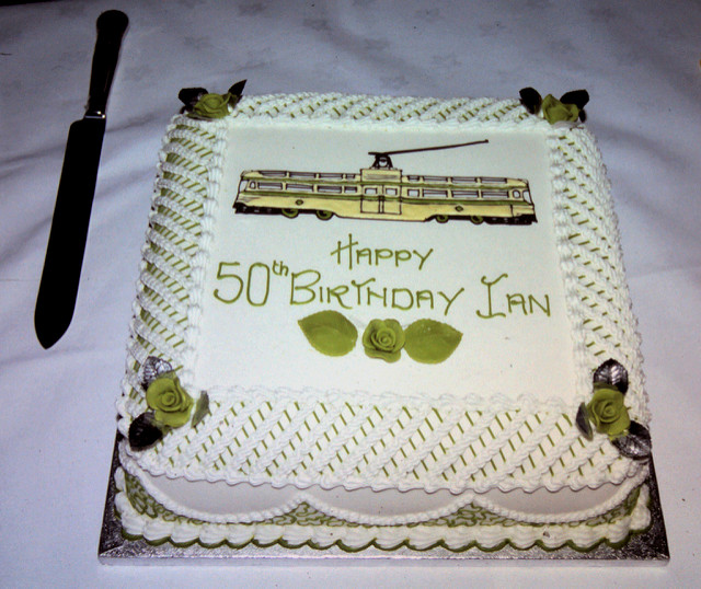 50th Birthday Tombstone Cake