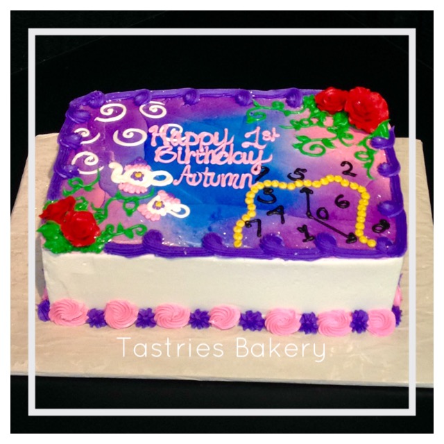 Alice in Wonderland Birthday Sheet Cake Alice in Wonderland Birthday Sheet Cake